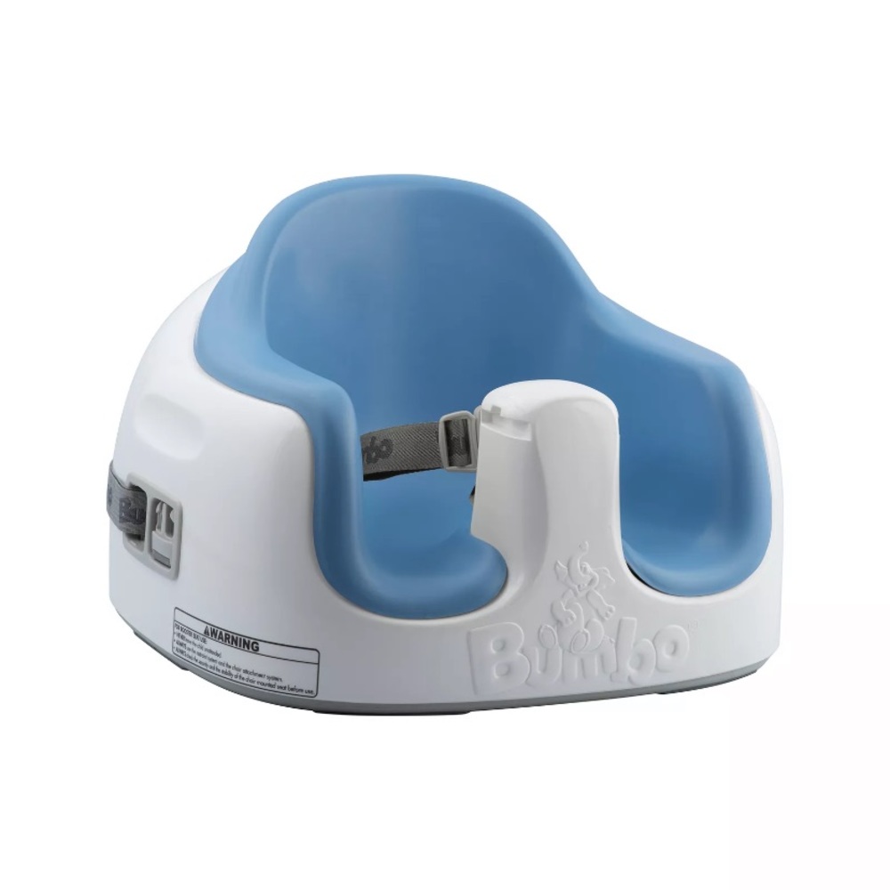 BUMBO MULTISEAT WITH TRAY IN BLUE | FLOOR SEAT, FEEDING SEAT & BOOSTER SEAT NEW
